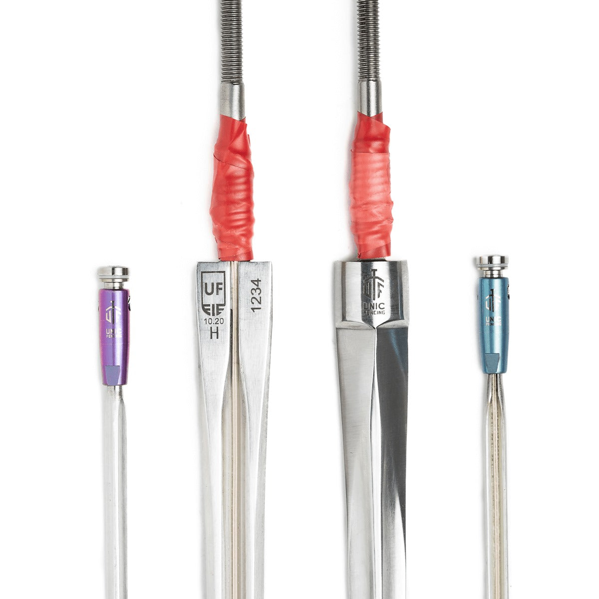 Epee UNIC FIE size 5 (large) thickness H Glued blade with electric tip
